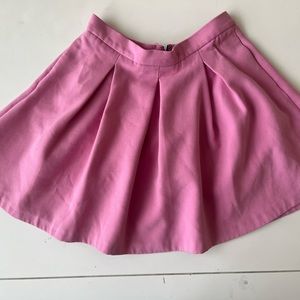TOPSHOP Pink Skater Skirt